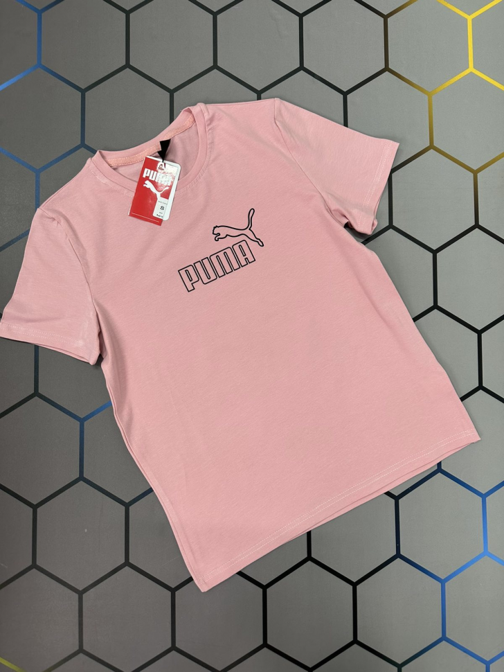 No Brand 3827 pink (лето) футболка мужские