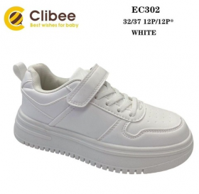 Clibee LD-EC302 white (деми) кроссовки детские