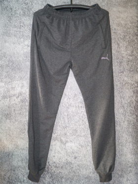 No Brand 171225 grey (деми) штаны спорт мужские