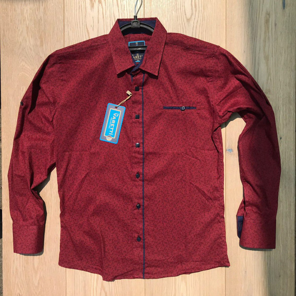 No Brand R333 red (деми) рубашка детские