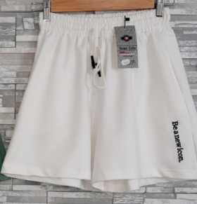No Brand 5006 white (лето) шорты женские