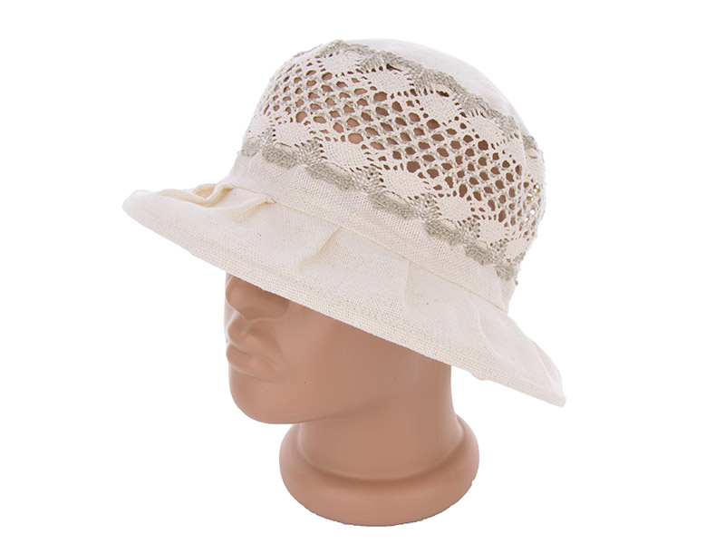 No Brand T011 beige (літо) жіночі капелюх