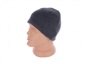 No Brand KA646-4 grey (зима) шапка мужские