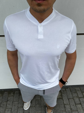 No Brand 34476 white (лето) футболка мужские