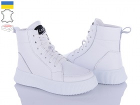 Olymp 3007 білий (зима) ботинки женские