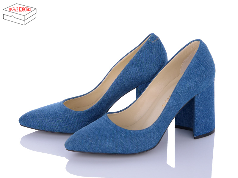 Ersax 0130 синій (демі) туфлі жіночі