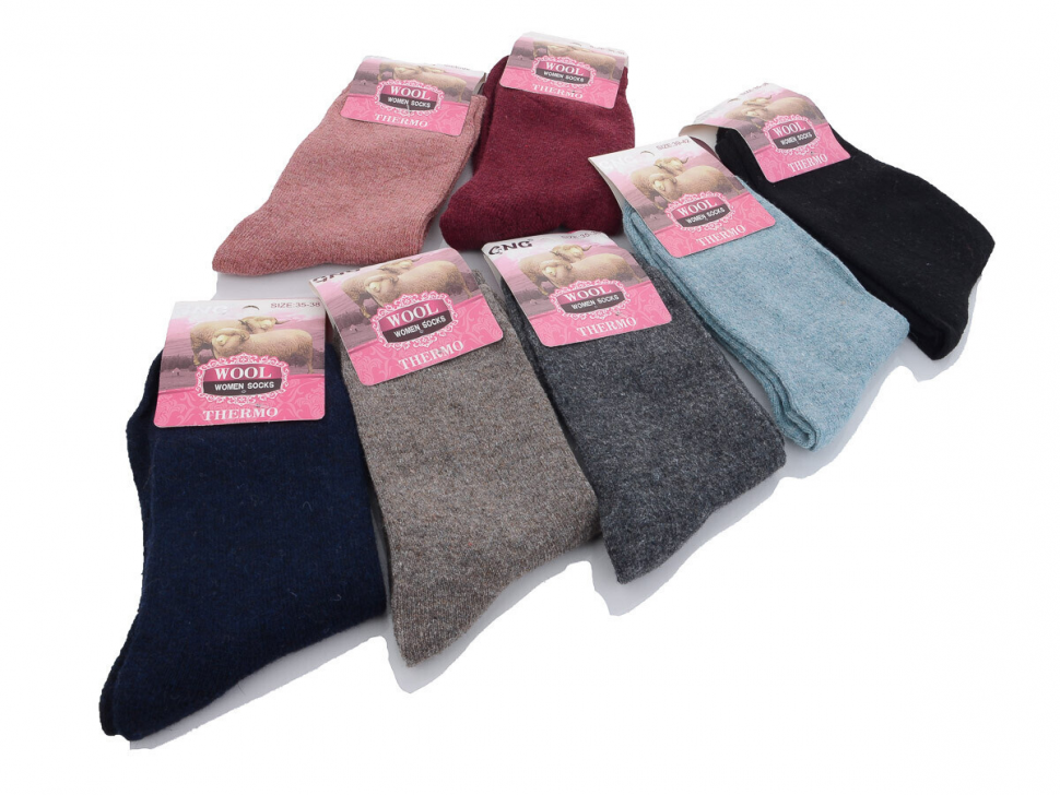 No Brand 3356 mix термо (зима) шкарпетки жіночі