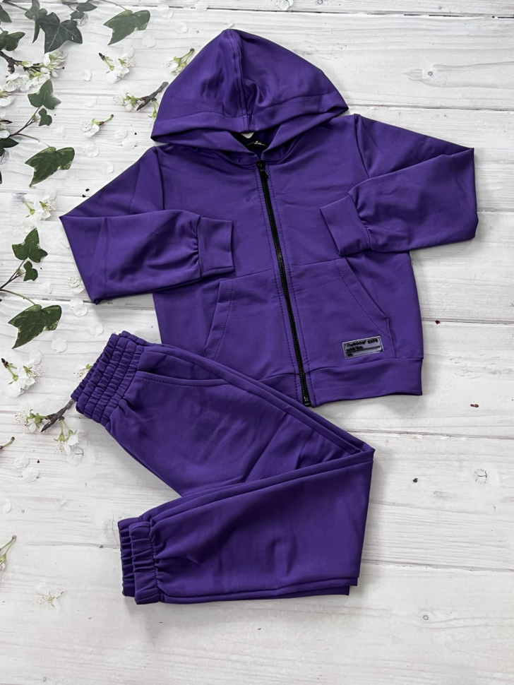 No Brand 1010 purple (демі) костюм спорт дитячі