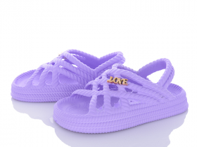 No Brand EF7070 purple (лето) босоножки детские