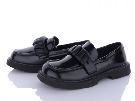 Apawwa MC538 black (демі) туфлі дитячі