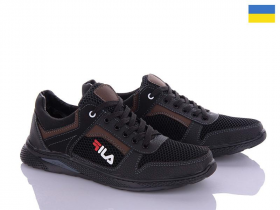 Paolla КР21-3 чорно-коричневий F (демі) кросівки чоловічі