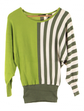 No Brand J12080 green (деми) свитер женские