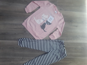 No Brand 8742 pink (деми) пижама детские