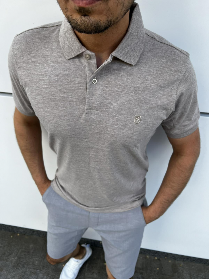No Brand 1861 grey (лето) футболка мужские