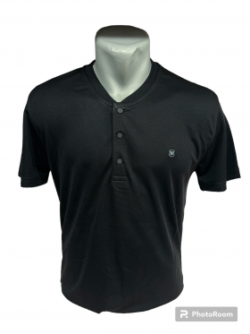 No Brand 6771 black (лето) футболка мужские