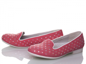 Clibee D371 red (деми) туфли детские
