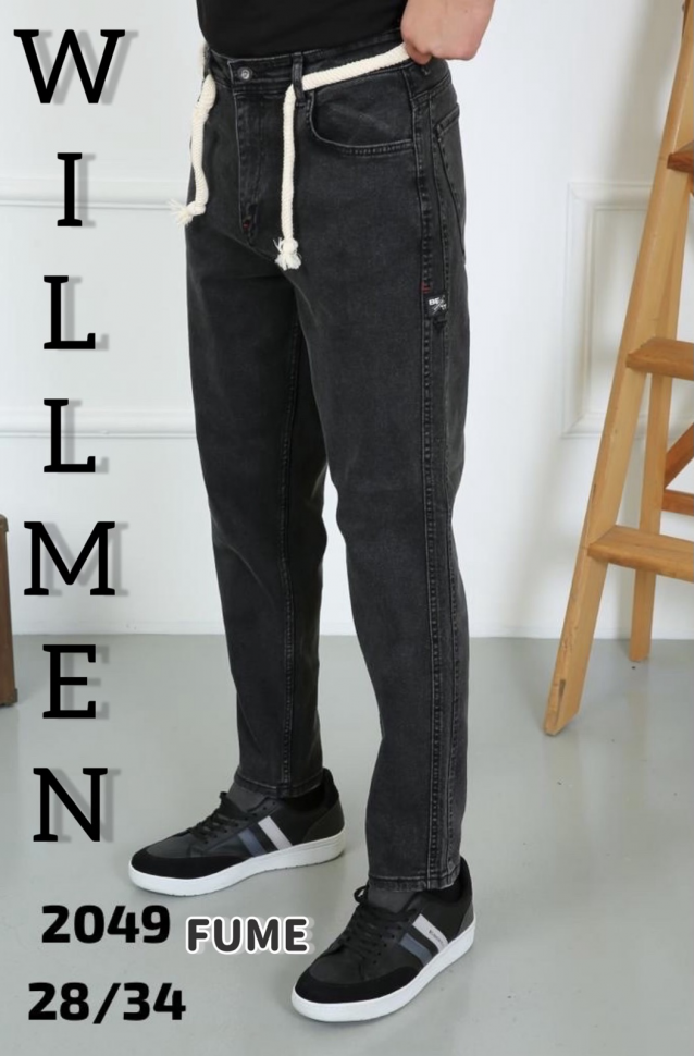 No Brand 2049 d.grey (деми) джинсы мужские