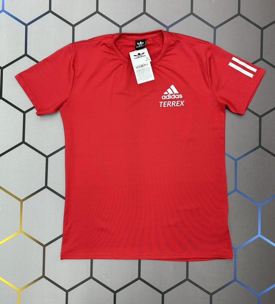 No Brand 3830 red (лето) футболка мужские