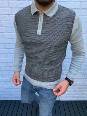 No Brand S631 grey (зима) свитер мужские