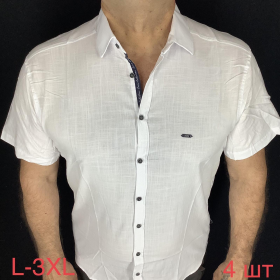 No Brand ТВ119 white (лето) рубашка мужские