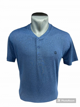 No Brand 6771 blue (лето) футболка мужские