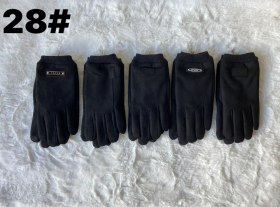 No Brand 28 black (зима) перчатки мужские
