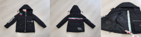 No Brand 21-72 black (демі) куртка дитяча