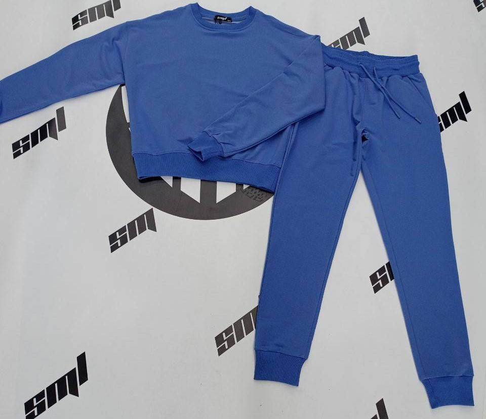 No Brand 22000 blue (деми) костюм спорт женские