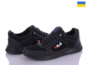 Paolla КР21-3 чорний-синій F (демі) кросівки чоловічі