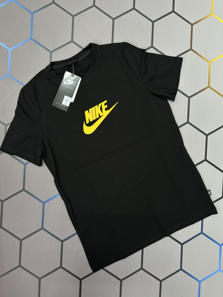 No Brand 3831 black (лето) футболка мужские
