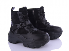 Violeta 197-57 black (деми) ботинки женские