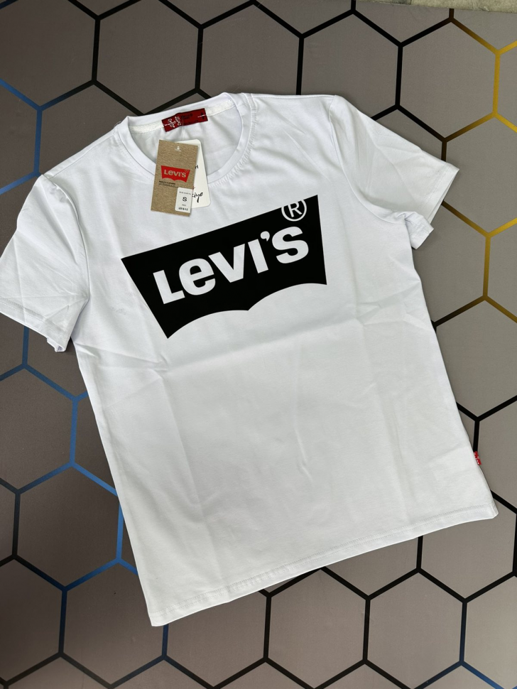 No Brand 4070 white (лето) футболка мужские