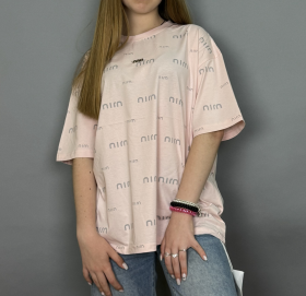 No Brand 24091 pink (лето) футболка детские