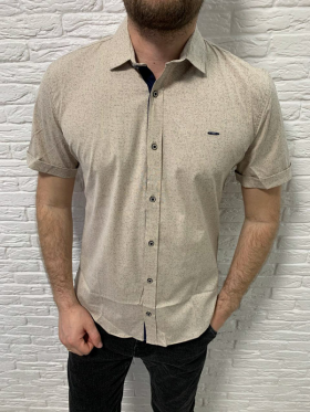 No Brand S1262 beige (лето) рубашка мужские