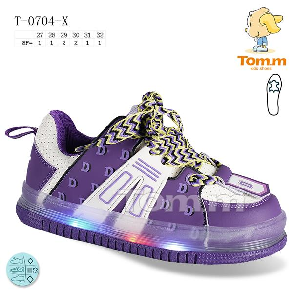 Tom.M 0704X LED (деми) кроссовки детские