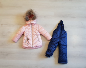No Brand A01 pink (зима) комбинезон детские