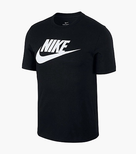 No Brand 2823 black (лето) футболка мужские