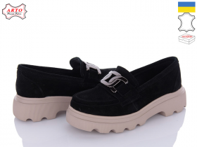 Arto 356 чорний-з (деми) туфли женские