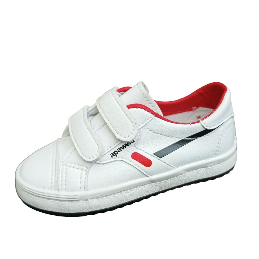 Apawwa Apa-VC22 white-red (демі) кросівки дитячі
