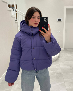 No Brand 06-06 purple (зима) куртка жіночі
