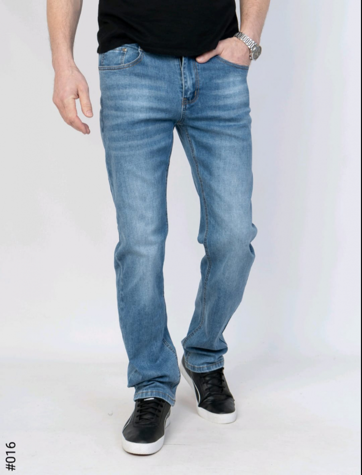 No Brand XU016 l.blue (деми) джинсы мужские