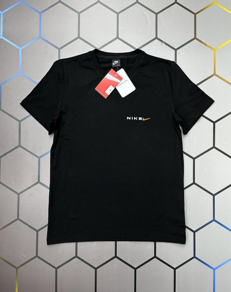 No Brand 3833 black (лето) футболка мужские
