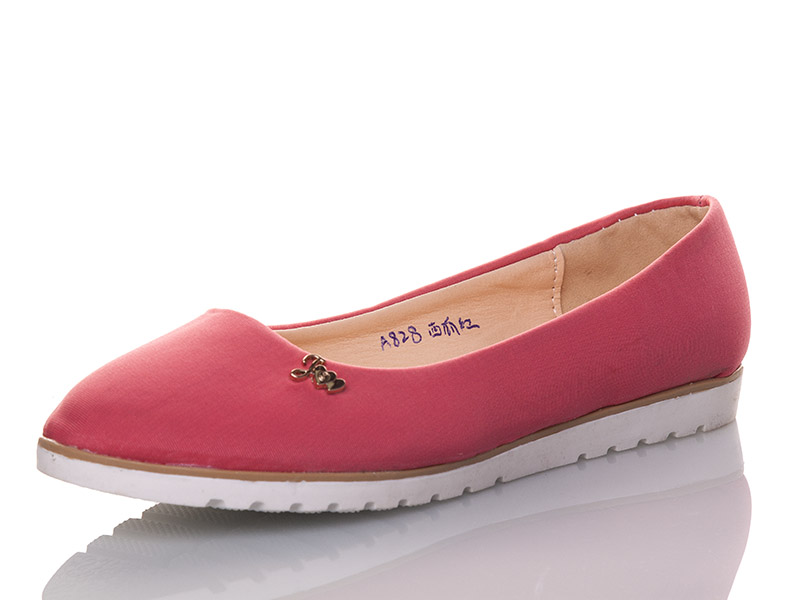Башили A828 pink (деми) туфли женские