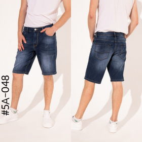 No Brand 5A-048 blue (лето) шорты мужские