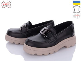 Arto 356 чорний-до (демі) жіночі туфлі