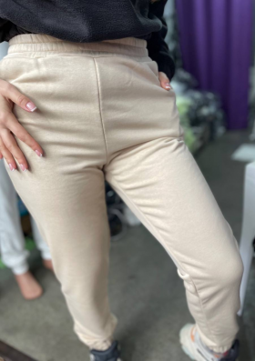 No Brand 004 beige (демі) штани спортивні жіночі
