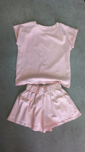 No Brand K001-3 pink (лето) костюм детские