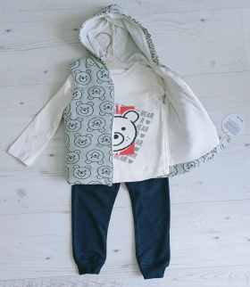 No Brand 3210-1 grey (деми) костюм детские