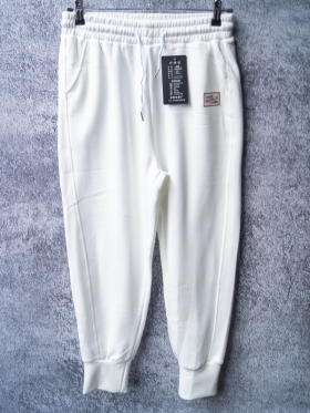 No Brand 01 white (зима) штаны спорт женские