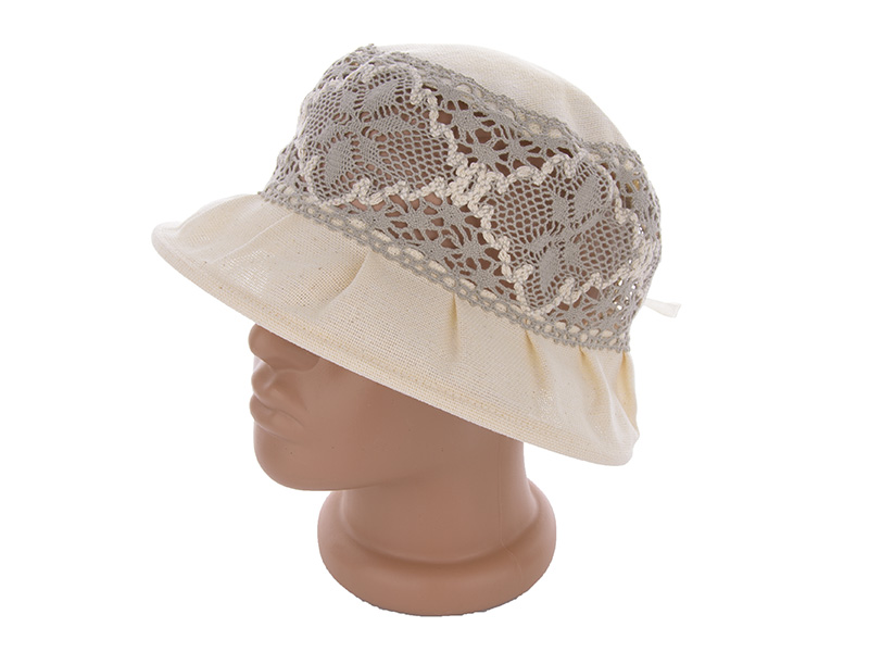 No Brand WI01 beige (літо) жіночі капелюх